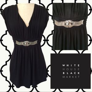 White House Black Market V-Neck Classy top